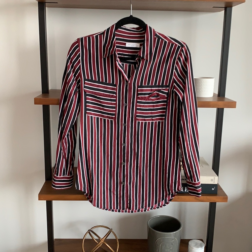 Equipment Striped Blouse